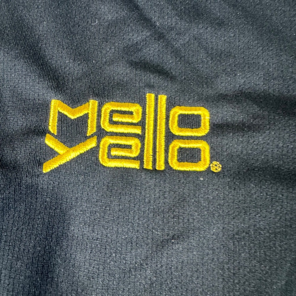 Nike Golf Dri-FIT Polo Shirt Mens Medium Black Mello Yello Logo NWT New - Picture 4 of 7